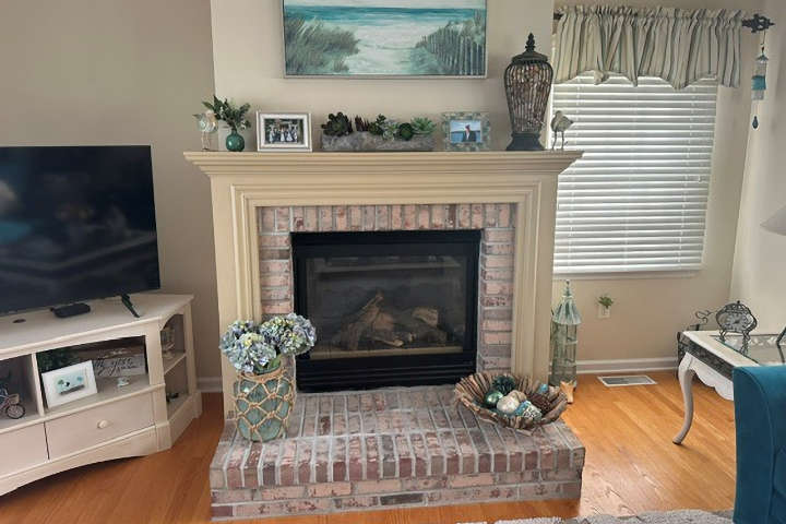 Fireplace Before