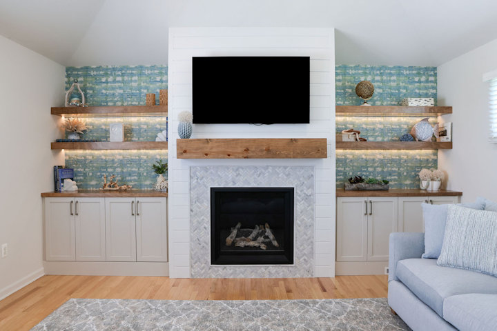 Fireplace After